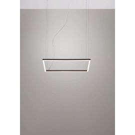 Egoluce Frame Lampade a Sospensione Bianco Nero Dorato Satinato Cromato