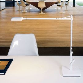 Flos Kelvin Led Bianco con Base Lampada da Scrivania