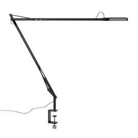 FLOS Kelvin Led con Morsetto Nero Lucido