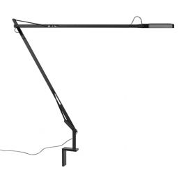 FLOS Kelvin Led con Attacco a Parete Nero Lucido