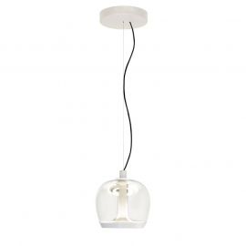 Leucos Aurelia S22 Bold Led Trasparente / Bianco Caldo Lucido Lampade a Sospensione per Interni