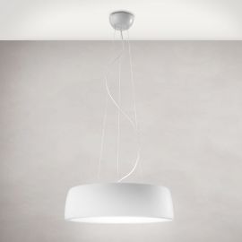 Leucos Axel S Sospensione - Bianco Opaco