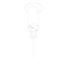 Ricambi Accessori Egoluce Elemento per Decentramento Cromato Lucido