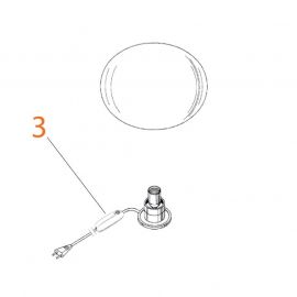 Ricambi Flos Glo-Ball Basic 0 Dimmer Nero 160W RF09005