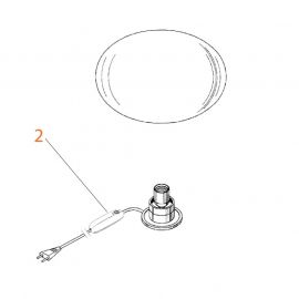 Ricambi Flos Glo Ball Basic 2 Dimmer Led Nero 1004P LFP100-240V 4-150WHL 4-25W codice RF28206