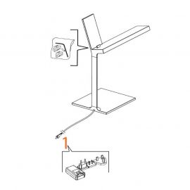Ricambio Flos D'è-Light Kit di Spine Elettriche e Driver Nero codice RF3320100