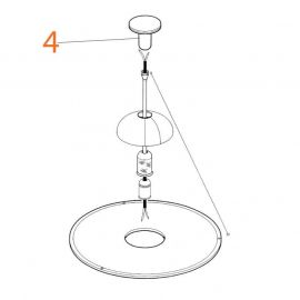 Ricambi Flos Frisbi Rosone Completo codice RF2500100