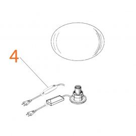Ricambi Flos Glo Ball Basic 1 Dimmer Led 1004P LFP100-240V 4-150WHL 4-25W codice RF28206