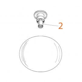 Ricambi Flos Glo-Ball C1 Assieme Portalampada codice RF2500200
