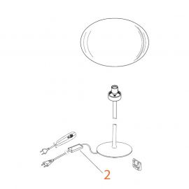 Ricambi Flos Glo Ball T2 Dimmer Bridge Nero RF04310