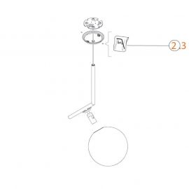 Ricambi Flos IC S1/S2 Sacchetto Minuiteria con chiave esagonale codice RF3160100