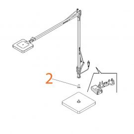 Ricambi Flos Kelvin Led Gm Inserto per base lampada Nero o Grigio