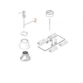 Ricambi Flos Lastra Cavo Acciaio metri 4 Diametro 1,2 mm con 19 capi codice RF01089