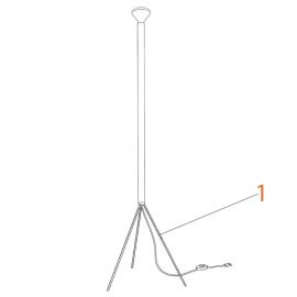 Ricambi Flos Luminator Piede Antracite con Anello codice RF3770200