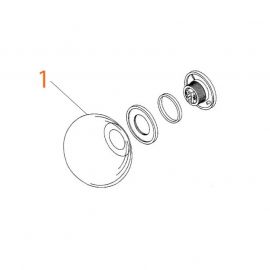 Ricambi Flos Mini Glo-Ball C/W Assieme Diffusore codice RF4190400