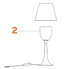 Ricambi Flos Miss K T Diffusore Interno codice RF11791