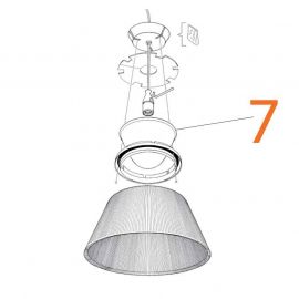 Ricambio Flos Romeo Moon S2 Diffusore Acidato codice RF03171