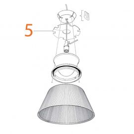 Ricambi Flos Romeo Moon S2 Schermo Antipolvere codice RF05985