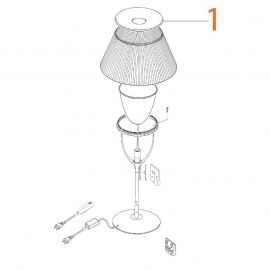 Ricambi Flos Romeo Moon T1 Anello di Copertura 