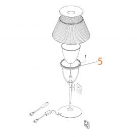 Ricambi Flos Romeo Moon T1 Anello di sostegno codice RF05369