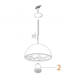 Ricambi Flos Skygarden Assieme diffusore vetro codice RF6410100 