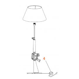 Ricambi Flos Lounge Gun Dimmer Rondo Nero