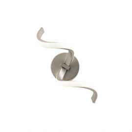Rossini Intreccio Lampade da Parete / Applique Led Nichel Satinato