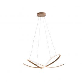 Rossini Savoy Led Lampada a Sospensione Oro satinato