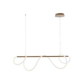 Rossini String Led Lampada a Sospensione per Interni Oro Satinato